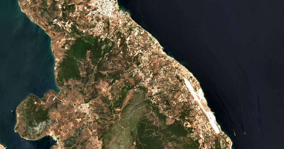 Carte satellite de Taxiárchai