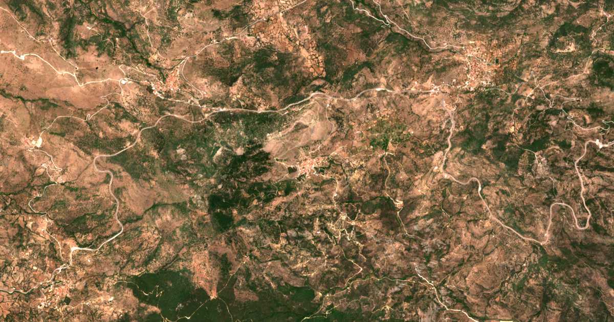 Carte satellite de Anemótia