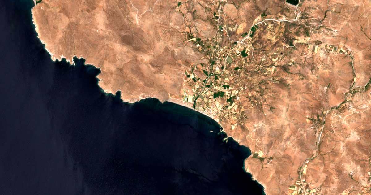 Carte satellite de Chliará