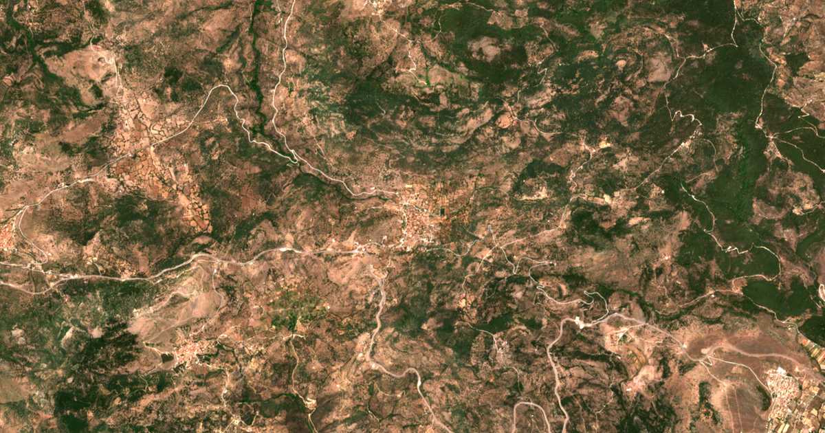 Carte satellite de Fília