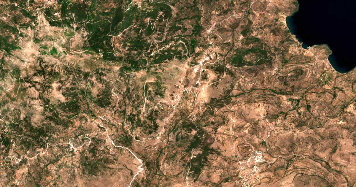 Carte satellite de Kápi
