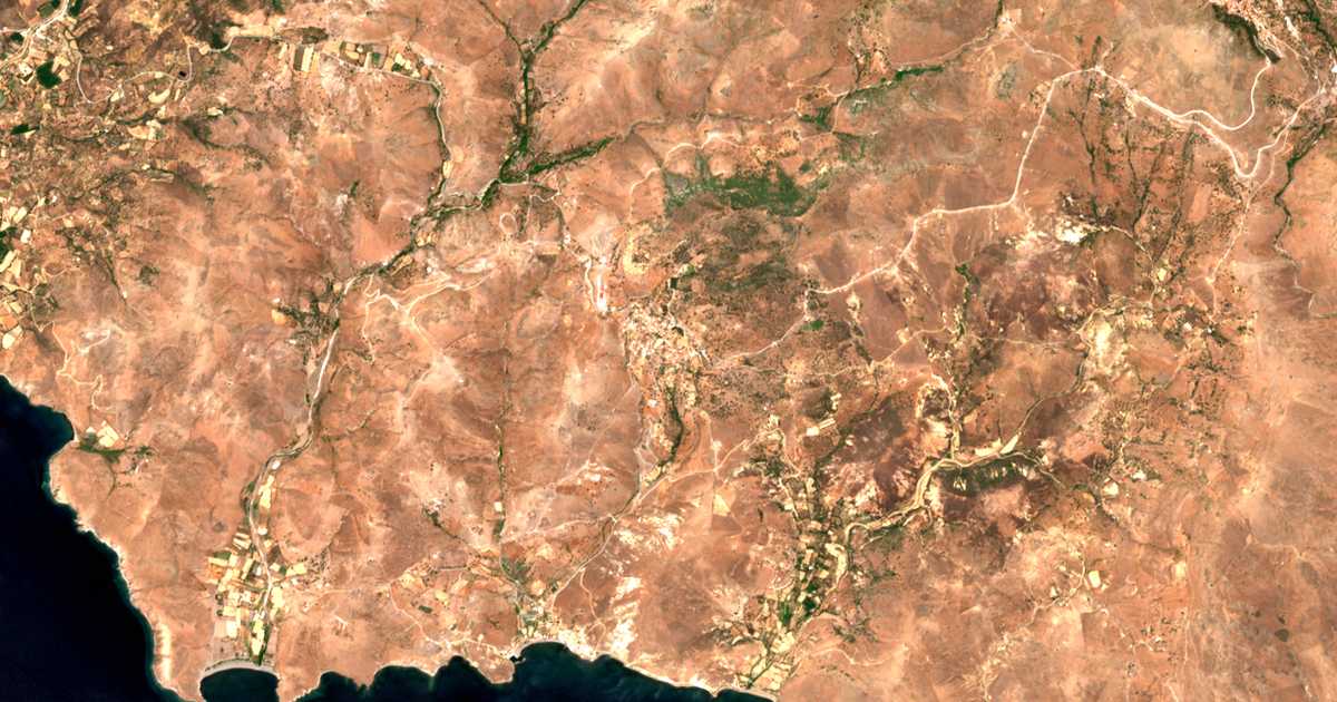 Carte satellite de Mesótopos
