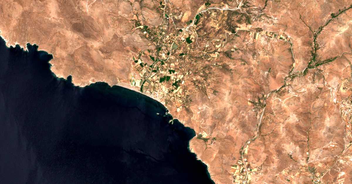 Carte satellite de Psínia