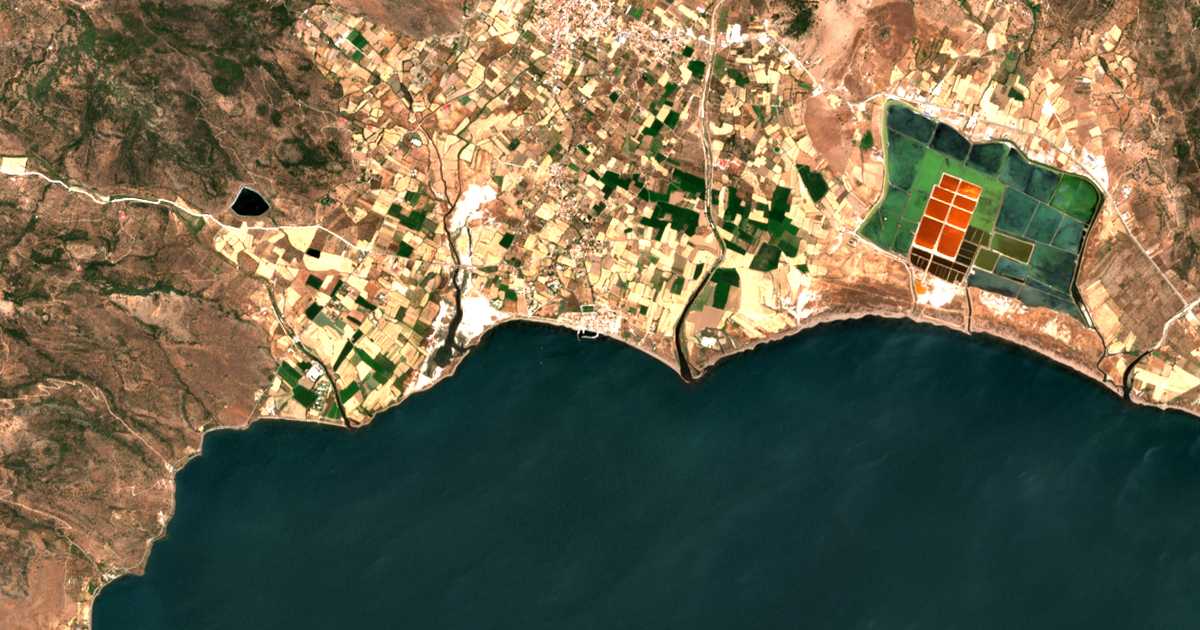 Carte satellite de Skala Kallonis