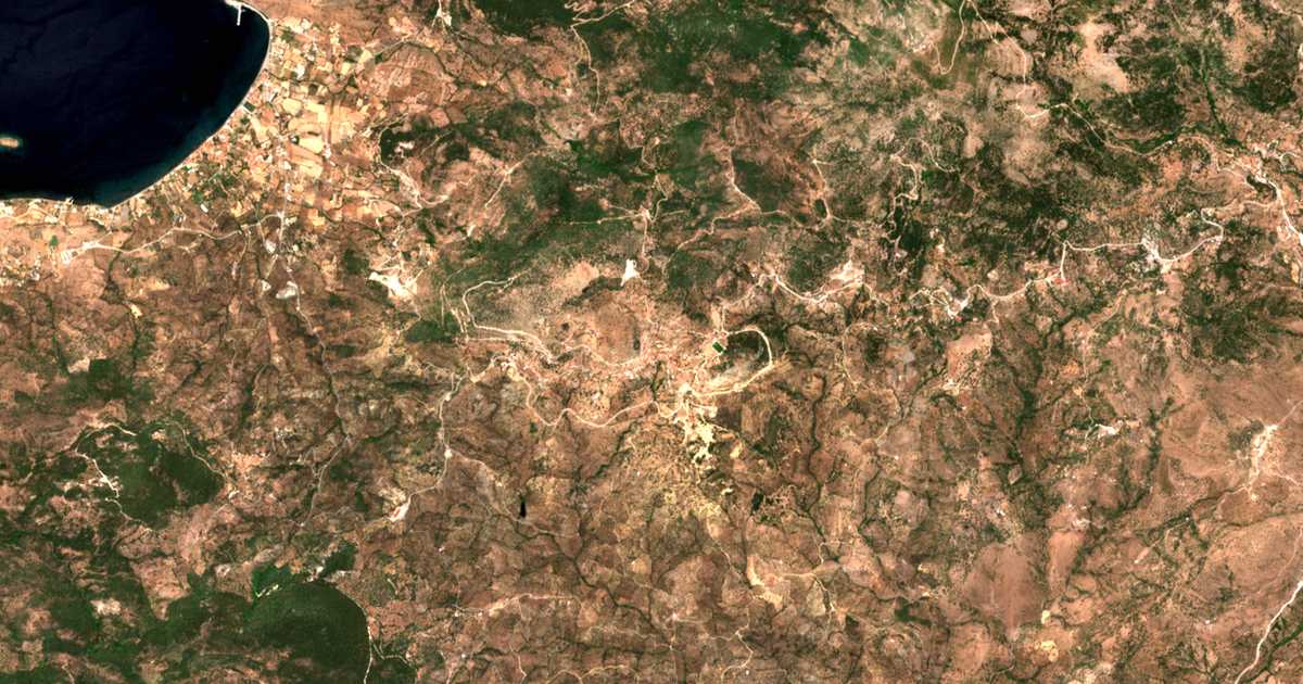 Carte satellite de Stýpsi