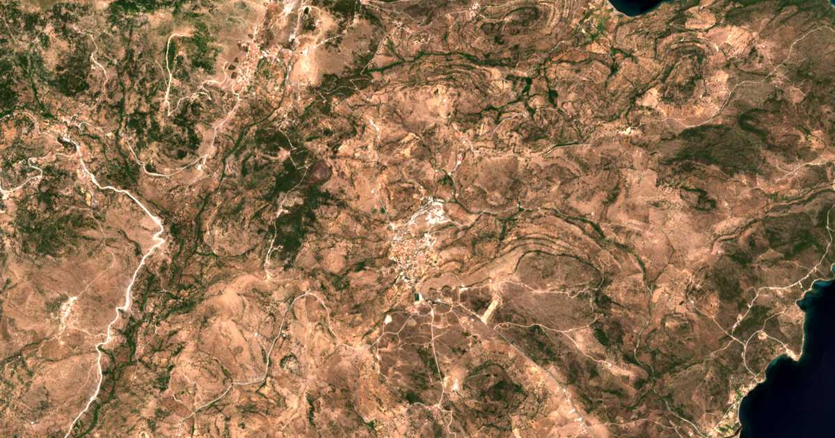 Carte satellite de Taxiárches
