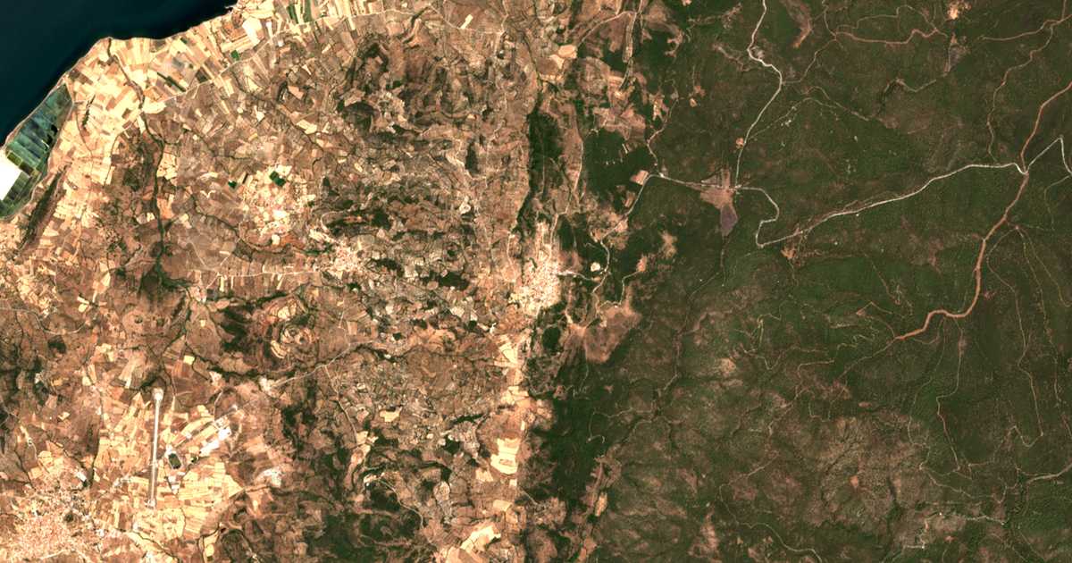 Carte satellite de Vasiliká