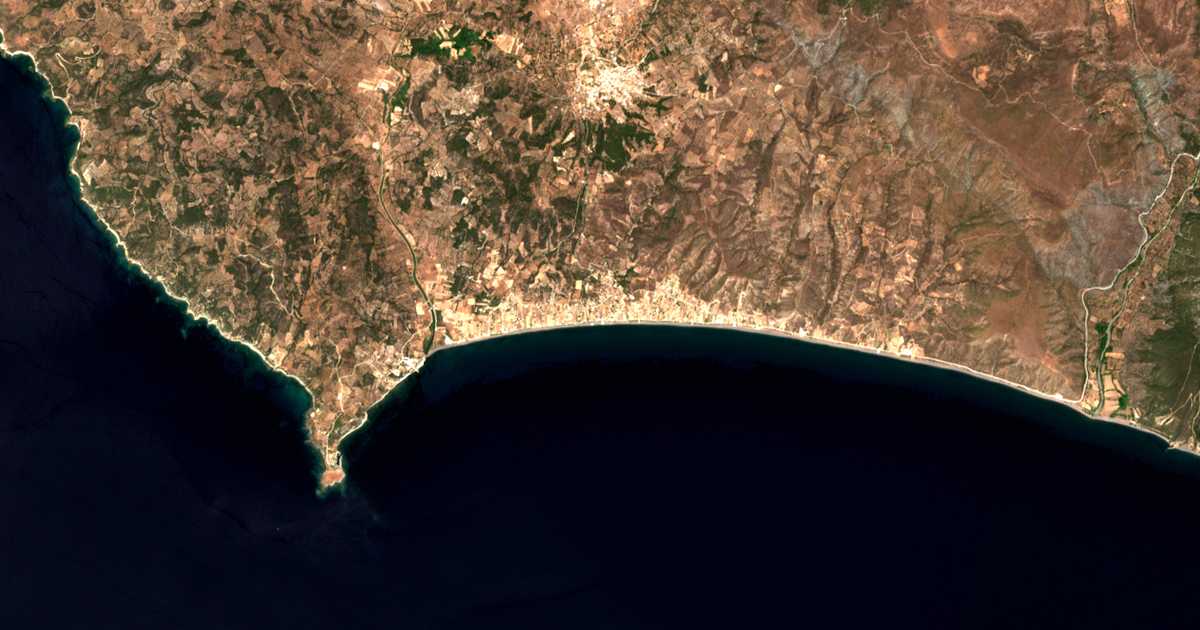 Carte satellite de Vaterá