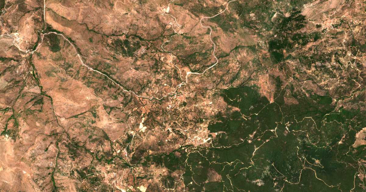 Carte satellite de Vatoússa