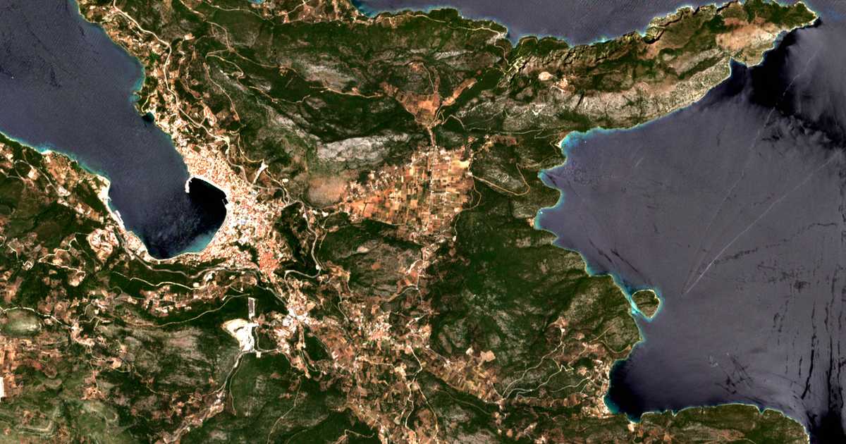 Carte satellite de Agía Zóni