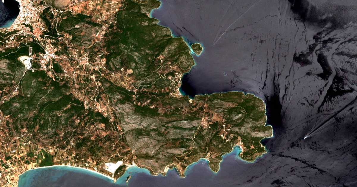 Carte satellite de Charavgí