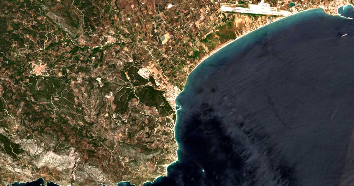 Carte satellite de Iraíon