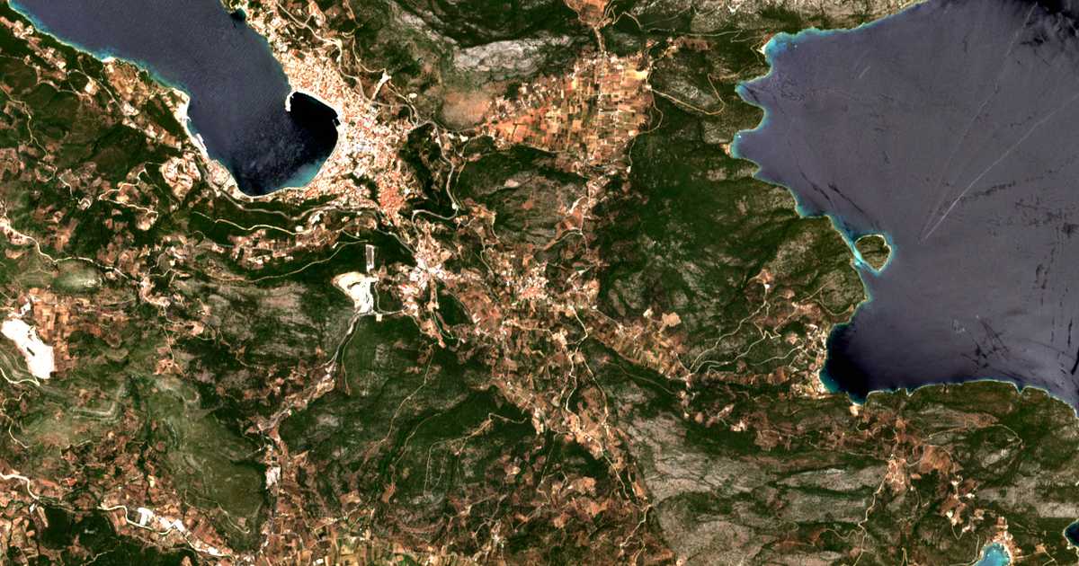 Carte satellite de Palaiókastron