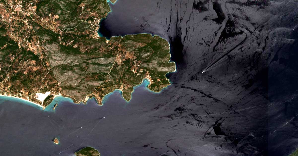 Carte satellite de Poseidónion