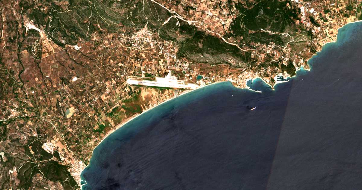 Carte satellite de Potokáki