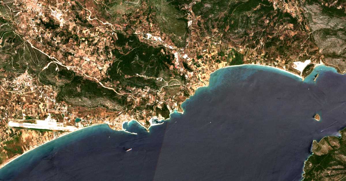 Carte satellite de Poúntes