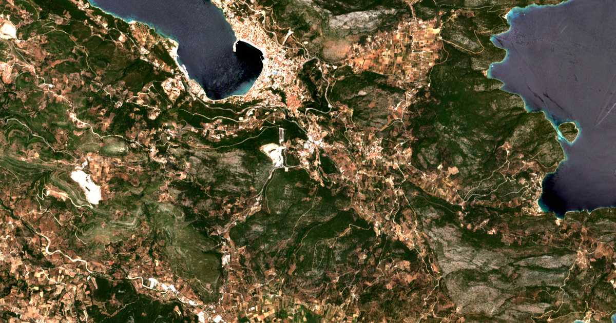 Carte satellite de Varélla