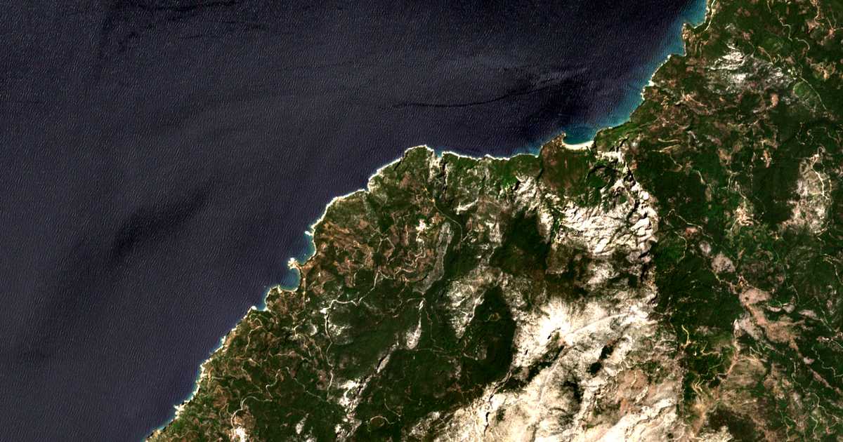 Carte satellite de Drakaíoi