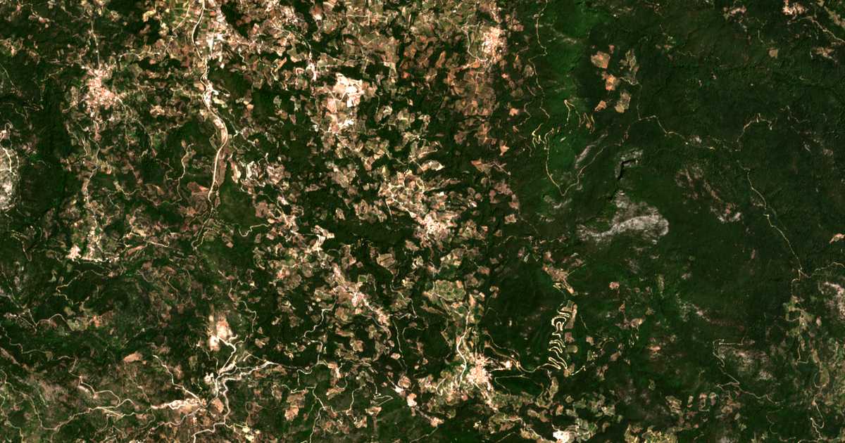 Carte satellite de Kontaíika
