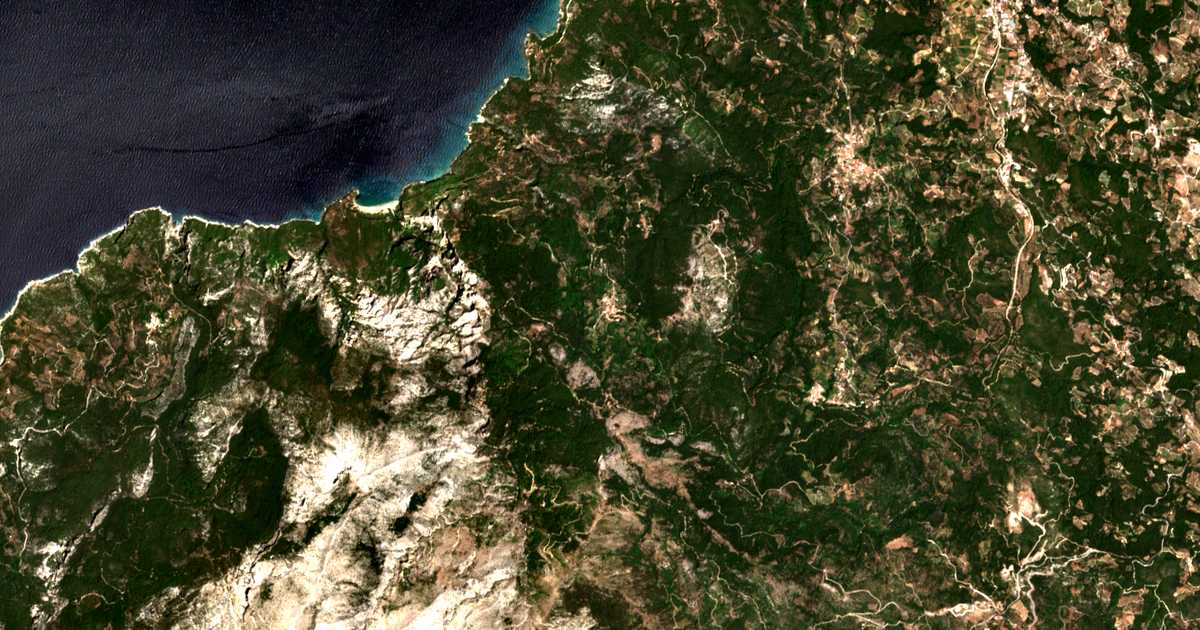Carte satellite de Kosmadaíoi