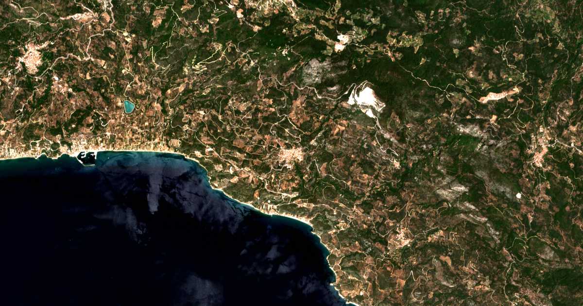 Carte satellite de Kouméika