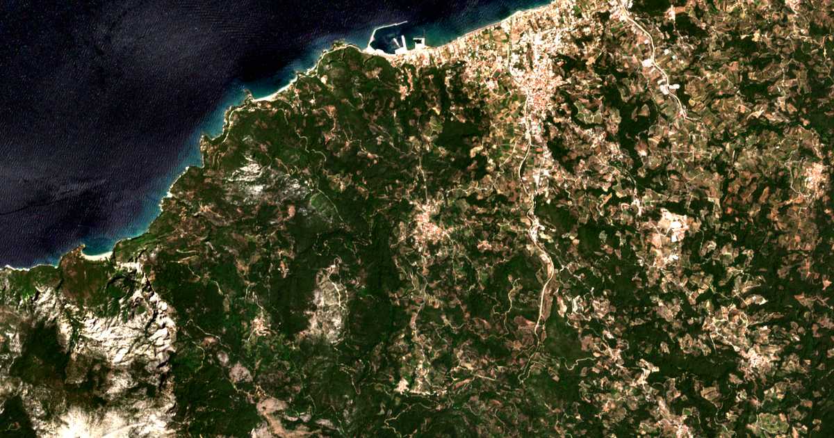 Carte satellite de Léka