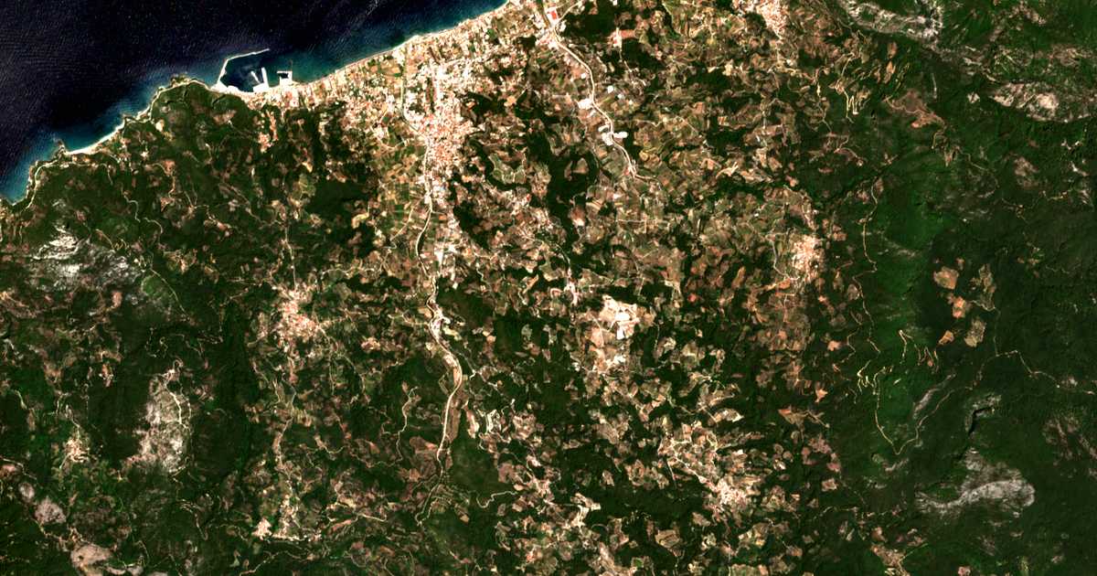 Carte satellite de Moní Profítou Ilioú