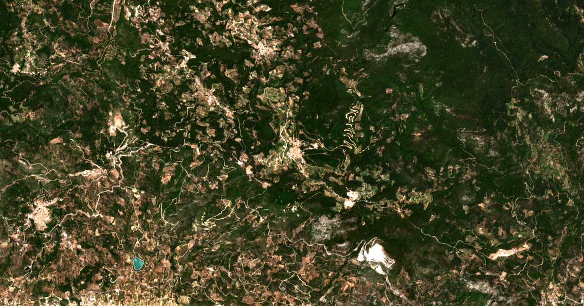 Carte satellite de Plátanos