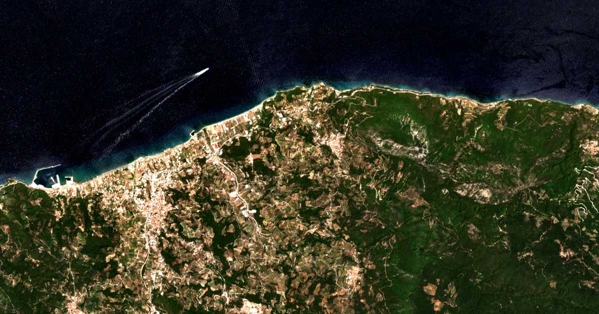 Carte satellite de Vrýsai