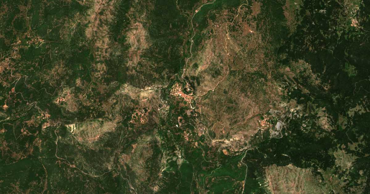 Carte satellite de Dimitsána