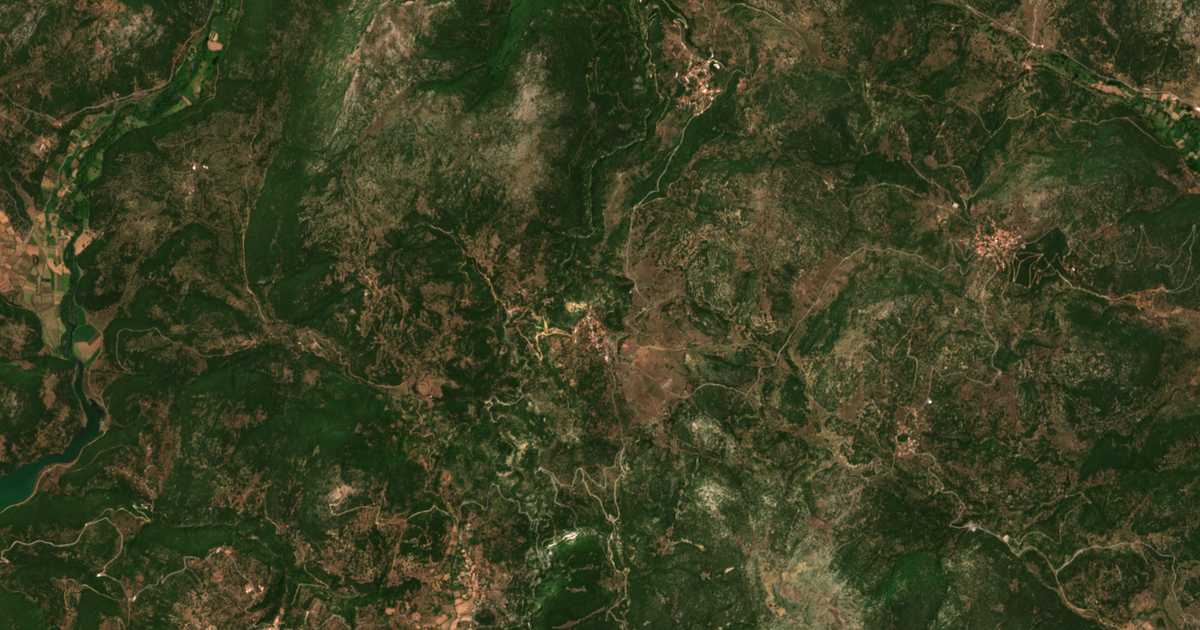 Carte satellite de Drakovoúni
