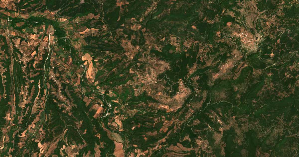 Carte satellite de Kakouréika
