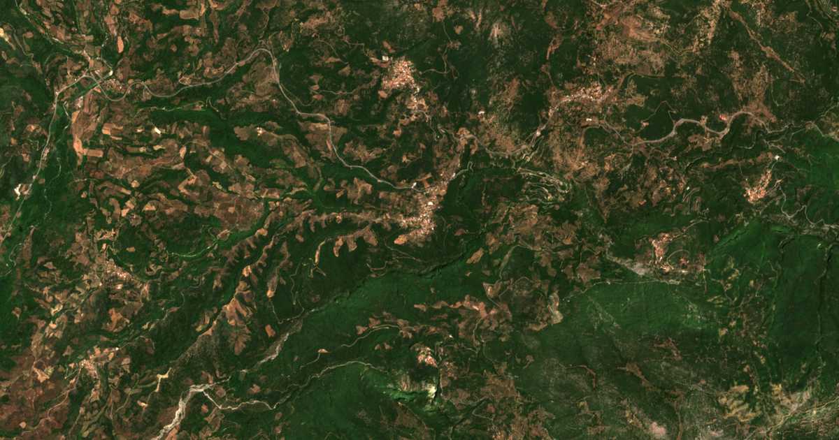 Carte satellite de Kalliáni