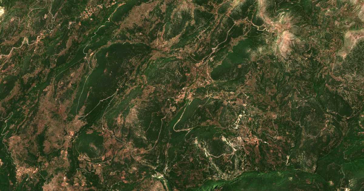 Carte satellite de Kondovázena