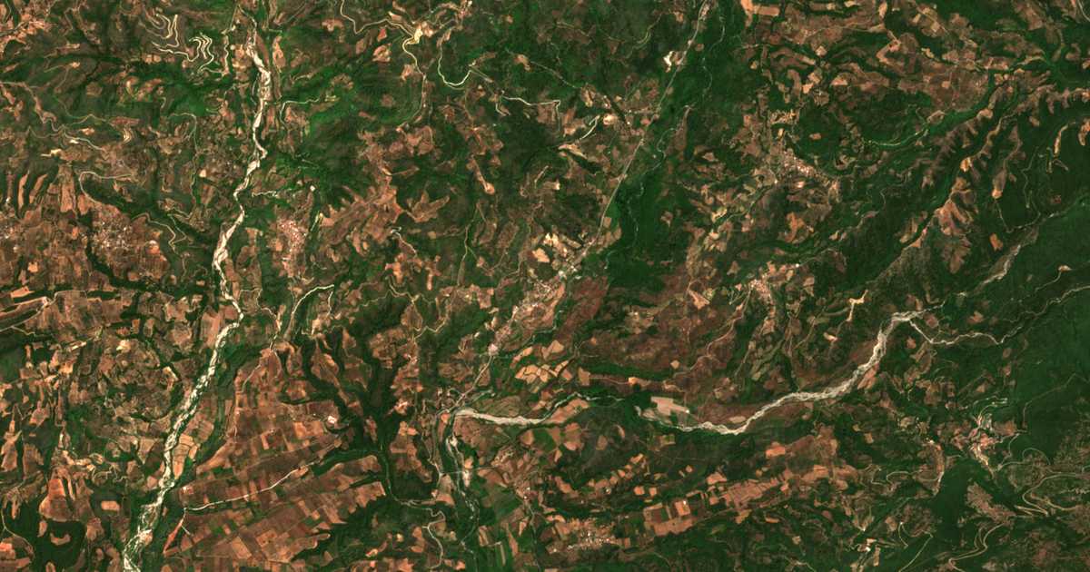 Carte satellite de Néa Dáfni