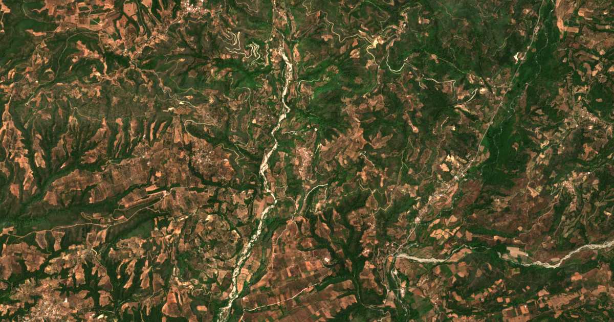 Carte satellite de Neochóri