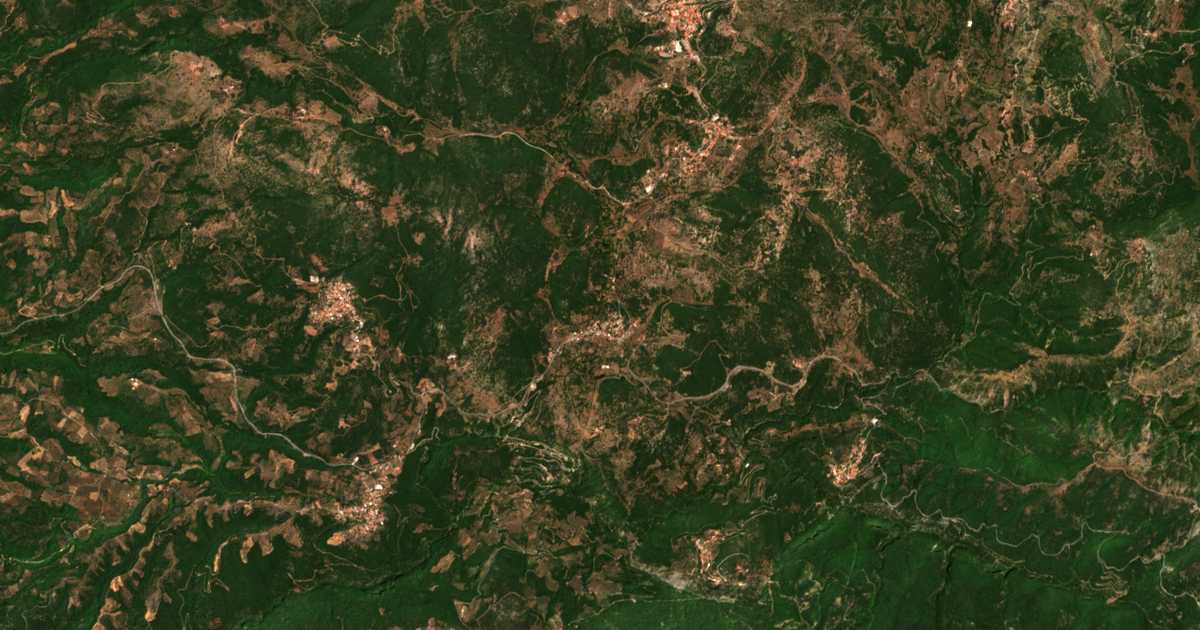Carte satellite de Stavrodrómi