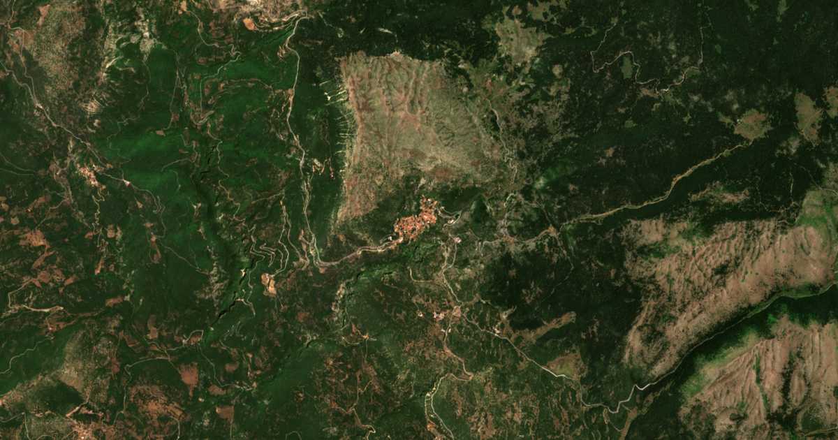 Carte satellite de Stemnítsa