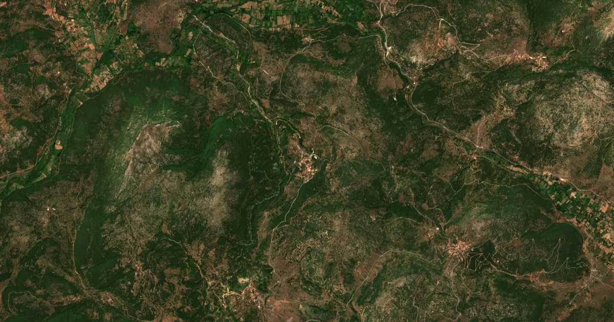 Carte satellite de Theóktisto