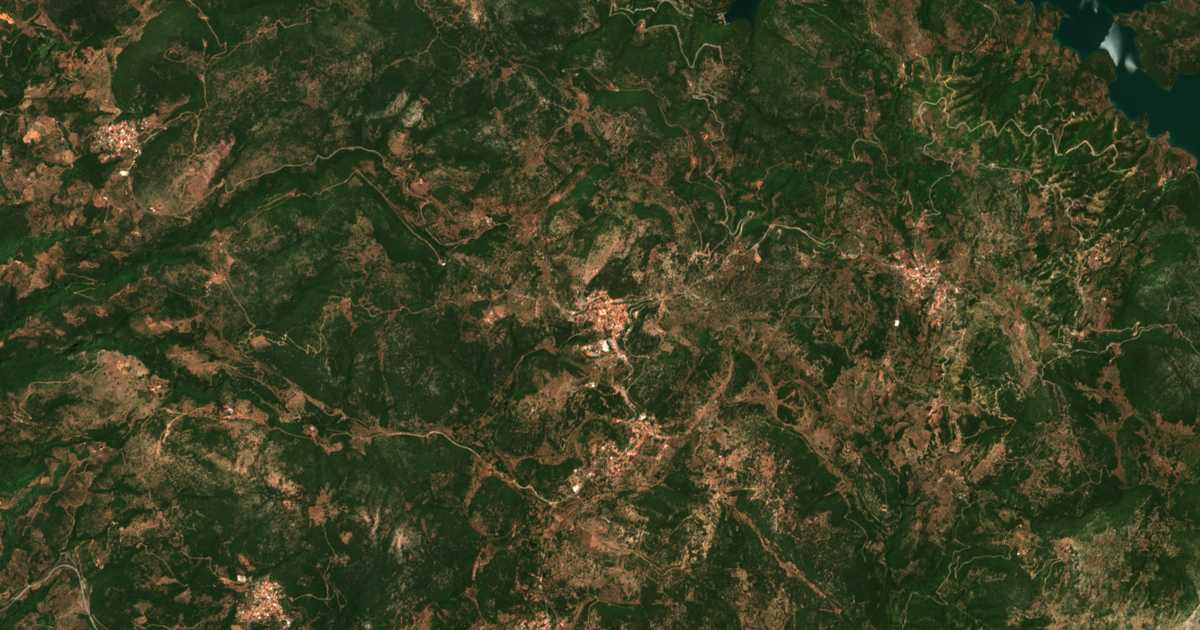 Carte satellite de Trópea