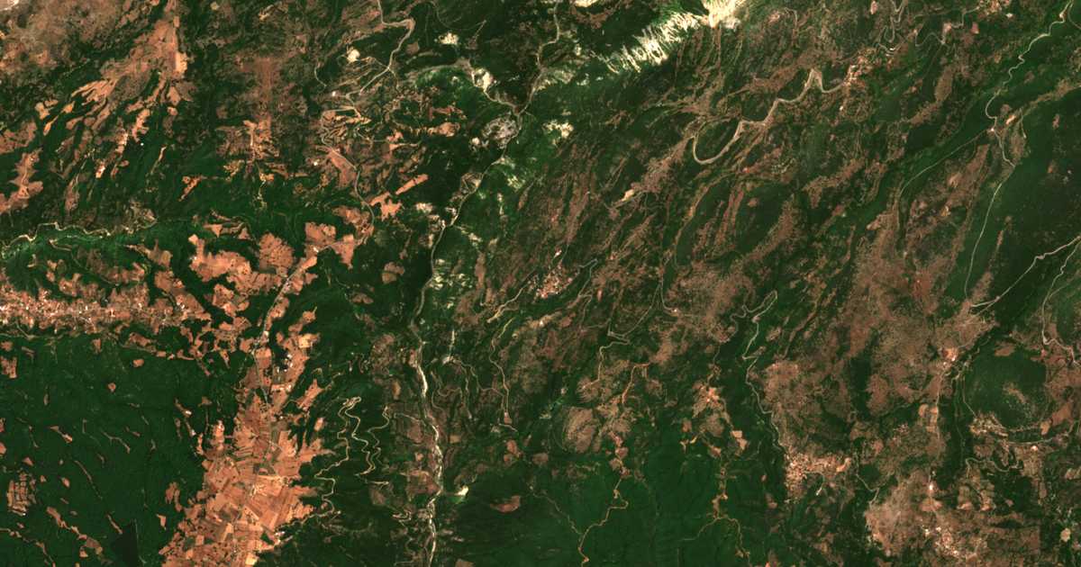 Carte satellite de Vidiáki
