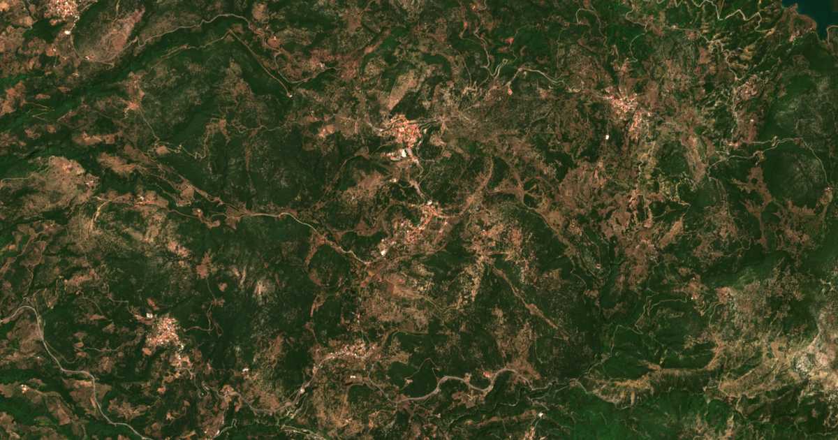 Carte satellite de Vyzíki