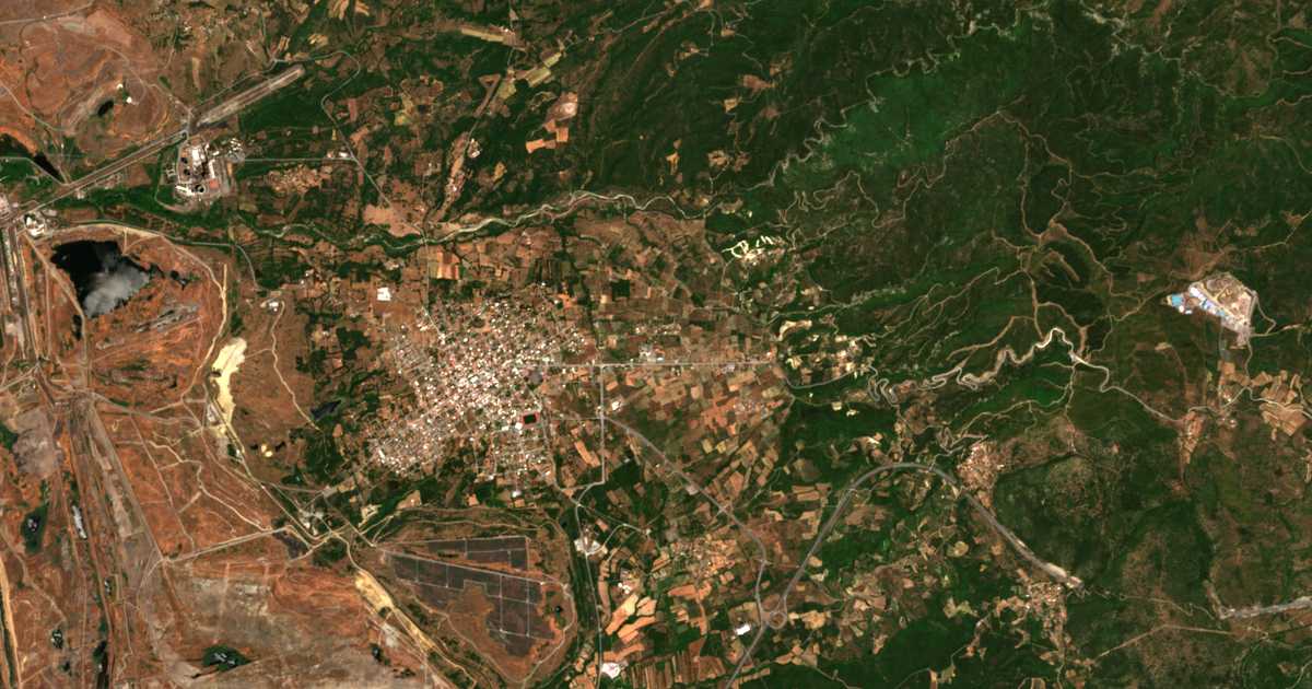 Carte satellite de Káto Makrýssi