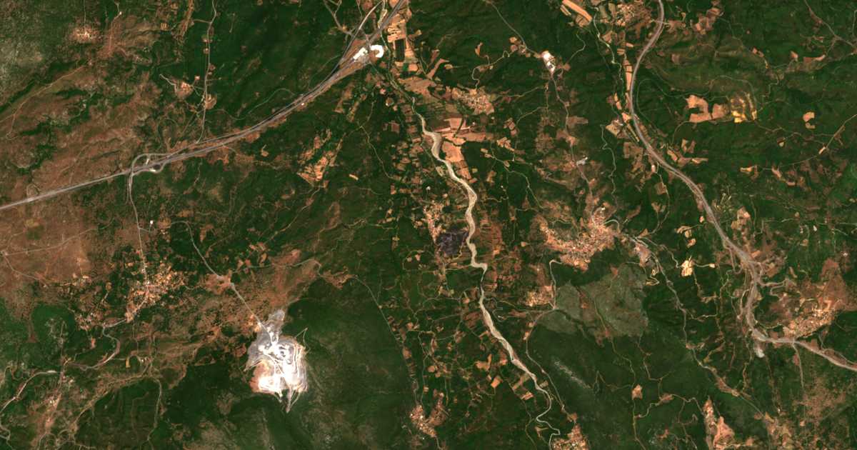 Carte satellite de Veligostí