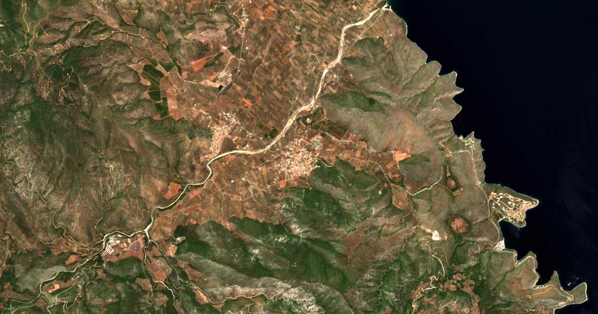 Carte satellite de Ágios Andréas