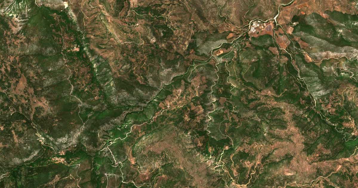 Carte satellite de Ágios Panteleímon