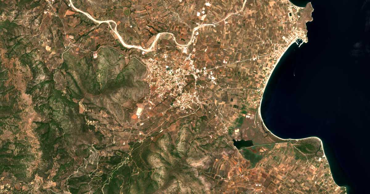 Carte satellite de Chimeriní Meligoú