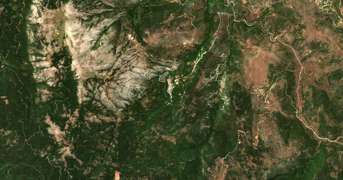 Carte satellite de Kastánitsa