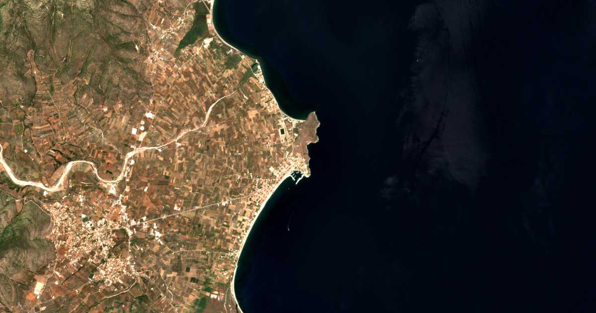 Carte satellite de Parálio Ástros