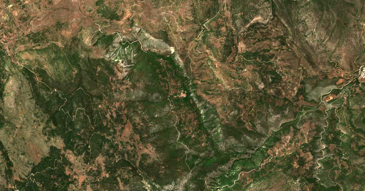 Carte satellite de Plátanos